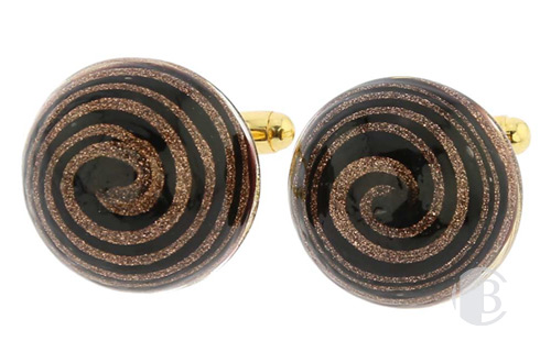 murano glass cufflinks