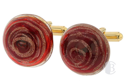 murano glass cufflinks