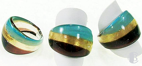 Murano Glass Rings