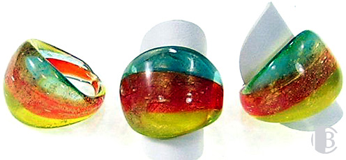 Murano Glass Rings