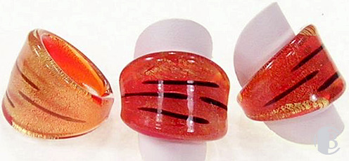 Murano Glass Rings