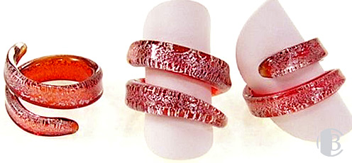 Murano Glass Rings