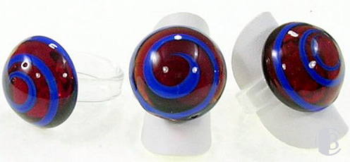 Murano Glass Rings