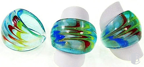 Murano Glass Rings