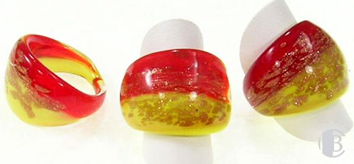 Murano Glass Rings