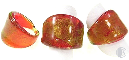 Murano Glass Rings