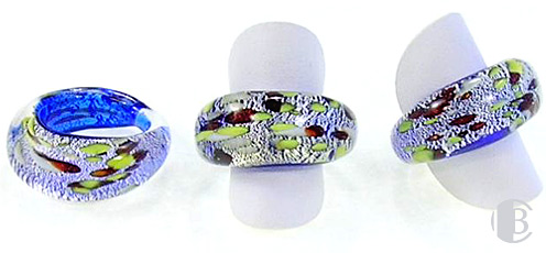 Murano Glass Rings