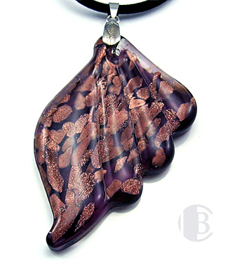 specialty focal solid murano glass pendant