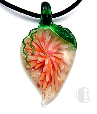 specialty focal solid murano glass pendant