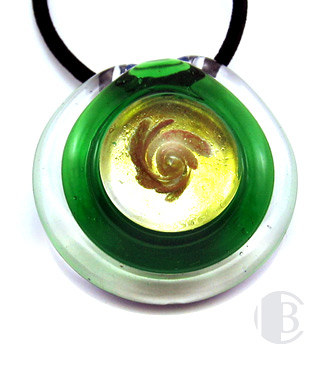 specialty focal solid murano glass pendant