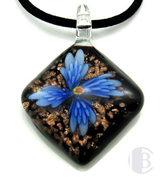 specialty focal solid murano glass pendant