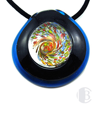 specialty focal solid murano glass pendant