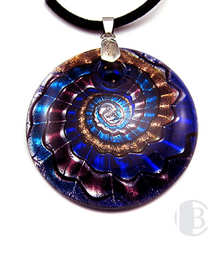 specialty focal solid murano glass pendant