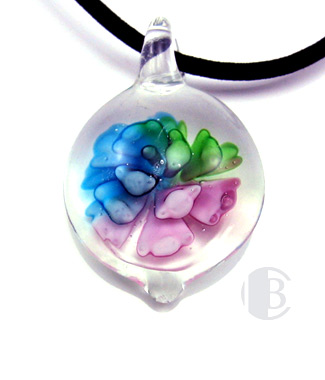 specialty focal solid murano glass pendant