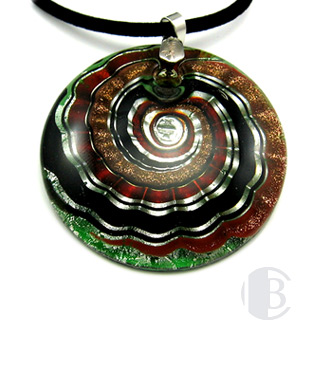 specialty focal solid murano glass pendant
