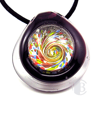 specialty focal solid murano glass pendant
