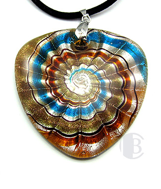 specialty focal solid murano glass pendant