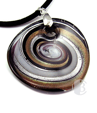 specialty focal solid murano glass pendant