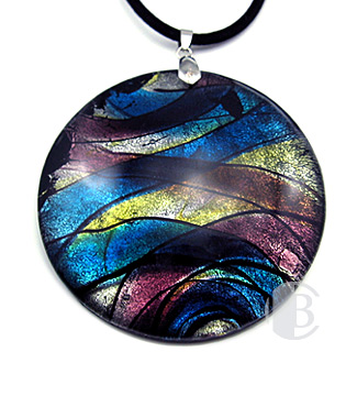 specialty focal solid murano glass pendant