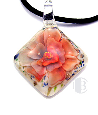 specialty focal solid murano glass pendant