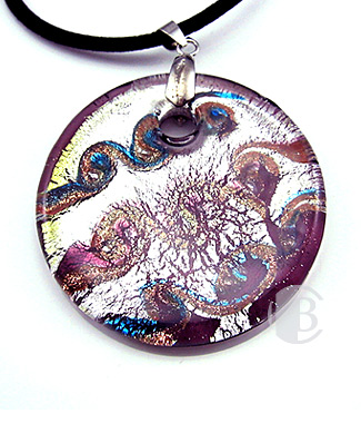 specialty focal solid murano glass pendant