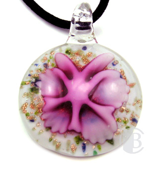 specialty focal solid murano glass pendant