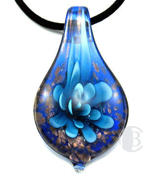 specialty focal solid murano glass pendant