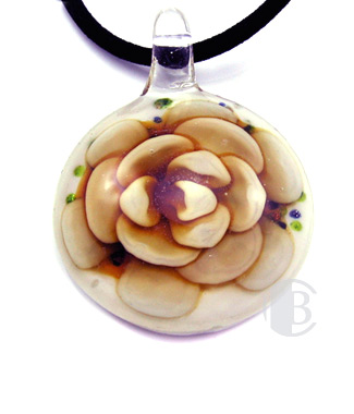 specialty focal solid murano glass pendant