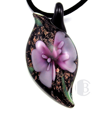 specialty focal solid murano glass pendant