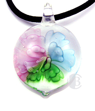 specialty focal solid murano glass pendant