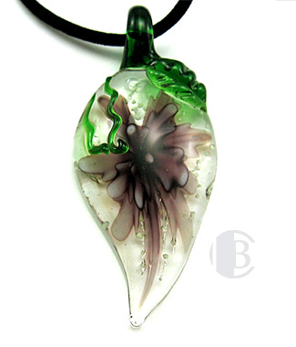 specialty focal solid murano glass pendant