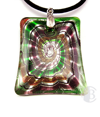 specialty focal solid murano glass pendant