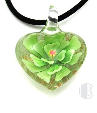 specialty focal solid murano glass pendant
