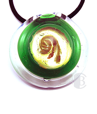 specialty focal solid murano glass pendant