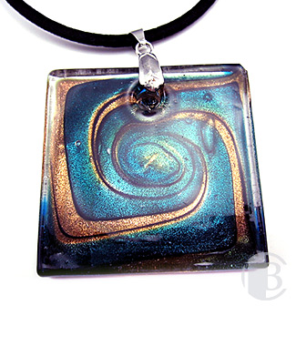 specialty focal solid murano glass pendant