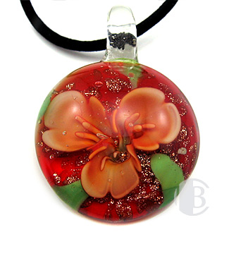 specialty focal solid murano glass pendant