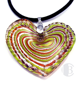 specialty focal solid murano glass pendant