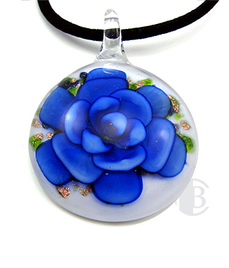 specialty focal solid murano glass pendant