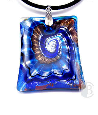 specialty focal solid murano glass pendant