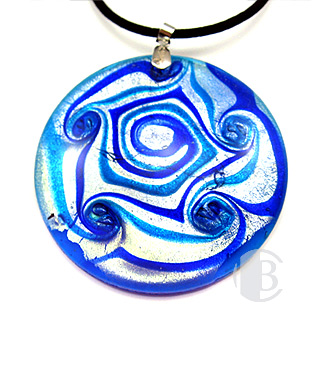 specialty focal solid murano glass pendant
