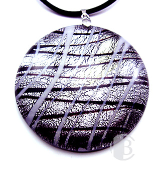 specialty focal solid murano glass pendant