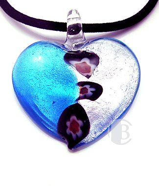 specialty focal solid murano glass pendant