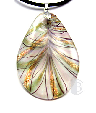specialty focal solid murano glass pendant