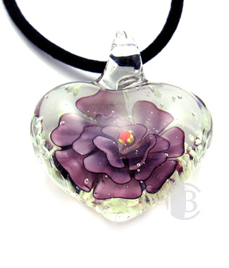 specialty focal solid murano glass pendant