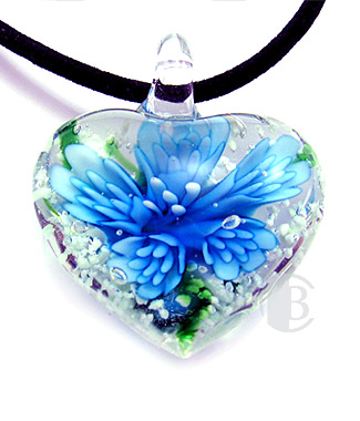 specialty focal solid murano glass pendant
