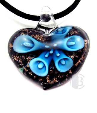 specialty focal solid murano glass pendant