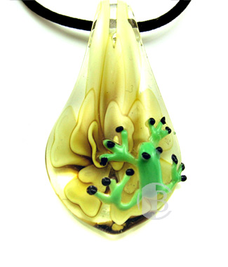 specialty focal solid murano glass pendant