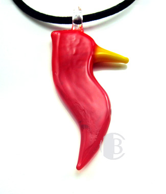 specialty focal solid murano glass pendant